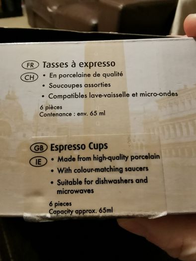 NEW - Ernesto cups set