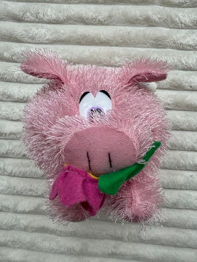 Plush Pig Paws with flowers pink Paws Dirty Please look at the pictures