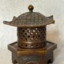 Antique Chinese Bronze Pagoda Latern/Incense Burner Image 5