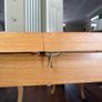 Wooden Oak dining table with 6 chairs (extendable) Image 3