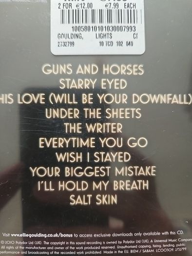 Ellie Goulding CD - Lights