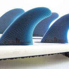 FCS II Medium Performer Neo Glass Tri-Quad Surfboard Fins - Pacific