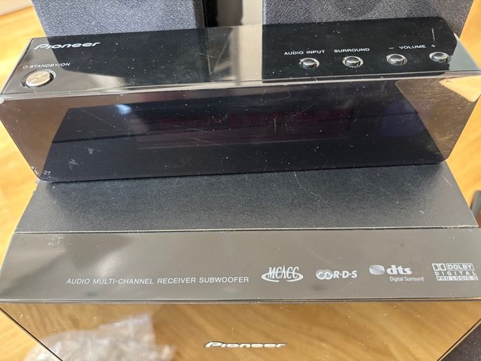 Pioneer surround sound system speakers subwoofer SX-SW515