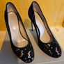 Beautiful Black Gold heels by Hobbs London, size 7 Image 7