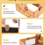 Bee Hive Deep Box Starter Kit, 100% Beeswax Coated Natural Fir Wood, Langstroth Beehive Kit with 10 Frames and Foundations, Transparent Acrylic Bee Windows for Beginners and Pro Beekeepers Image 3