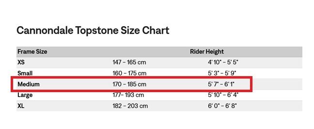 Cannondale Topstone Disc Gravel Bike | Size Medium