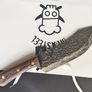 The Butcher knife 7-Inch with Celts Tribal Elegance Engrave Your Culinary Story Image 4