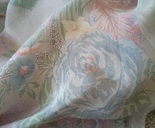 Vintage Liz Claiborne silk scarf made in Japan in very good condition and has been well cared for see last photo for exact measurements FREE STANDARD POSTAGE INCLUDED