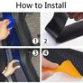 5M 3D Carbon Fiber Car Sticker DIY Paste Protector Strip Auto Door Sill Side Mirror Anti Scratch Tape Waterproof Protect Film Image 2