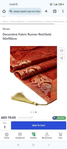 Decorating Table Runner Ikras