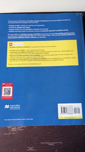 The Basic Practice of Statistics Ninth Edition Moore & Notz