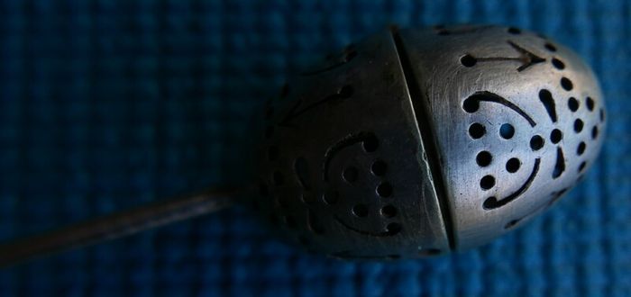 Edwardian  Silver Plated Tea Infuser