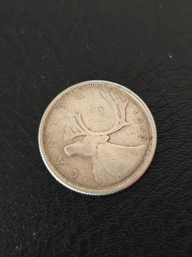 Canada 25 cents silver