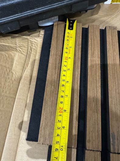 Oiled Oak Acoustic Wall Panelling