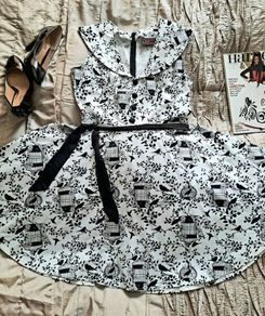 Vodoo Vixen 50s Style Retro Swing Dress - Size 14