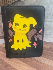 Vaultx pokemon binder4 pocket Mimikyu binder