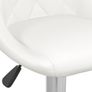 Bar Stools 2 pcs White Faux Leather Image 8