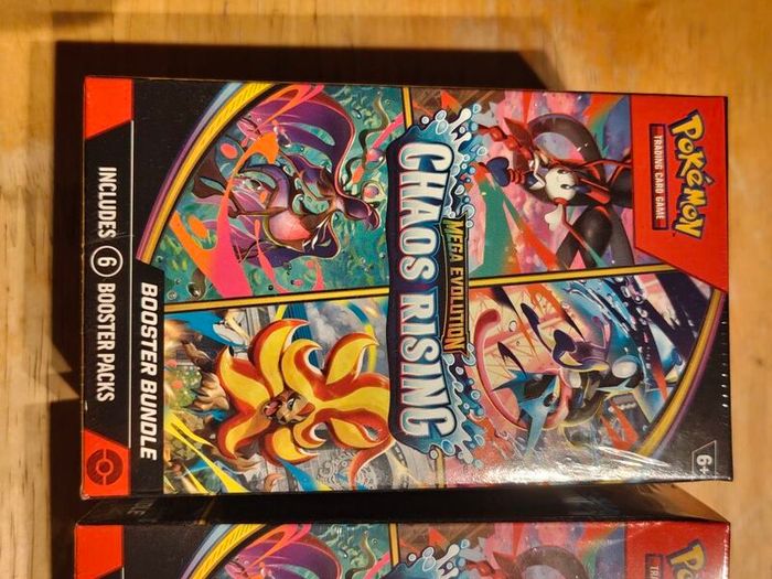 Pokemon Tcg Mega Evolution Chaos Rising booster bundle X2