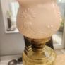 Victorian duplex oil lamp. working . Image 5