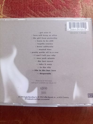 Cd The Eagle's Hell Freezes Over