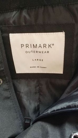 Primark mens black jacket