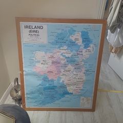 Old Ireland map