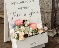 Personalised Wedding Welcome Sign for Rent
