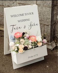 Personalised Wedding Welcome Sign for Rent