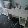 IKEA MICKE Workstation - Grey Wood Effect Image 4