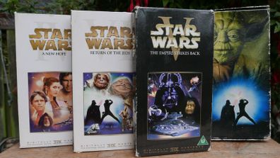 Star Wars 3 tape VHS set, 2000 - A New Home, Empire Strikes Back, Return of Jedi