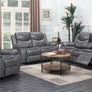 Brand New Leather Recliner Couches With Drop Down Cupholders Instock with  Free Home Delivery Image 4