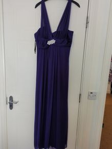 purple size 16 Debs dress