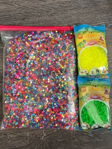 Hama beads and peg boards