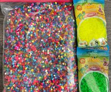 Hama beads and peg boards