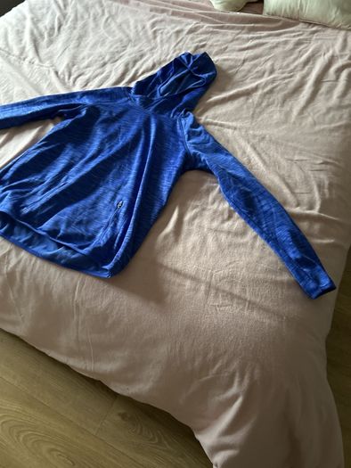 sports hoodie size S ladies blue