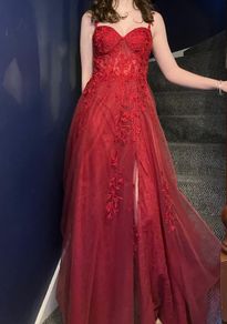 Debs Or Ty Ball Dress and beautiful mid heel silver shoes