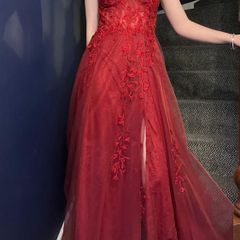 Debs Or Ty Ball Dress and beautiful mid heel silver shoes