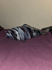 Murano Glass Fish Sculpture