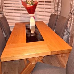 Dining table and 6 chairs