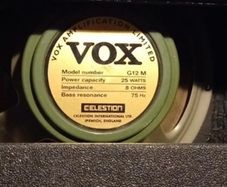 Celestion G12M Greenback 12 inch Speaker UK Made 6402 Cone, 25W, 8ohm
