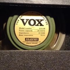 Celestion G12M Greenback 12 inch Speaker UK Made 6402 Cone, 25W, 8ohm