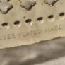 Rare find  Vintage Divided Dish 3 Sections - Daisy and Button Pattern - Made in France IN SILVER PLATED HOLDER Image 6