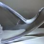 Kosta Boda art glass sculpture, Jonah and the whale Image 3