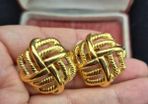 Vintage Gold Tone Earrings