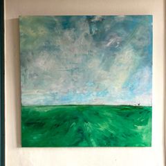 XL Original painting original Art Irish Art 100x100x4cm New Artwork