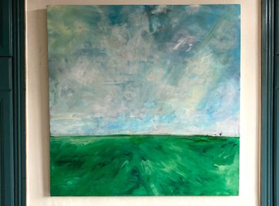 XL Original painting original Art Irish Art 100x100x4cm New Artwork