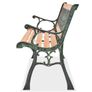 Garden Bench 122 cm Wood Image 3