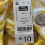 Brand-new Yellow and White Ladies Summer Top from Dunnes Stores Image 2