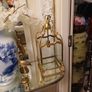 Georgian-Style Brass and Glass hall hanging lantern Image 4