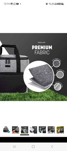 Insulated cooler bag x2